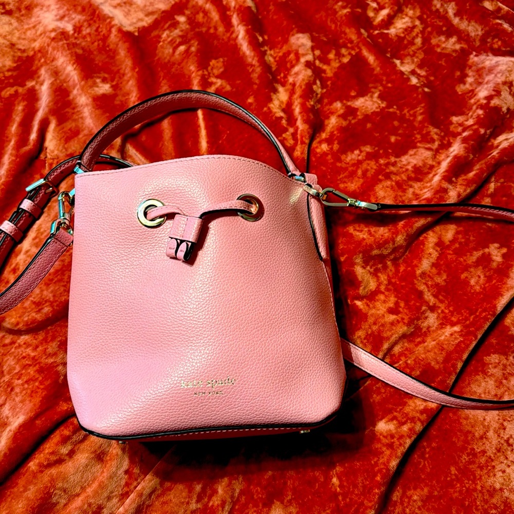 Kate spade pink bucket bag